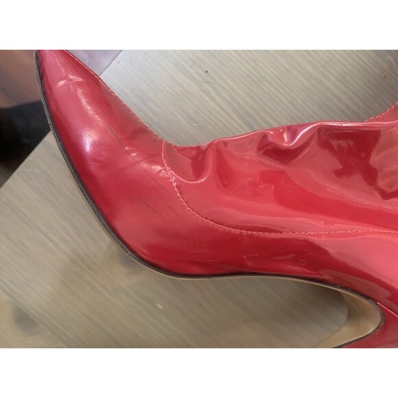 (3) Vero Cuoilo Italy Botas De Tacón Mujer Talla 39 Color Rojo Usadas, - Picture 16 of 16